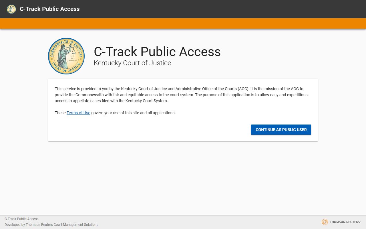 Shelby County court dockets and Kentucky appellate public access