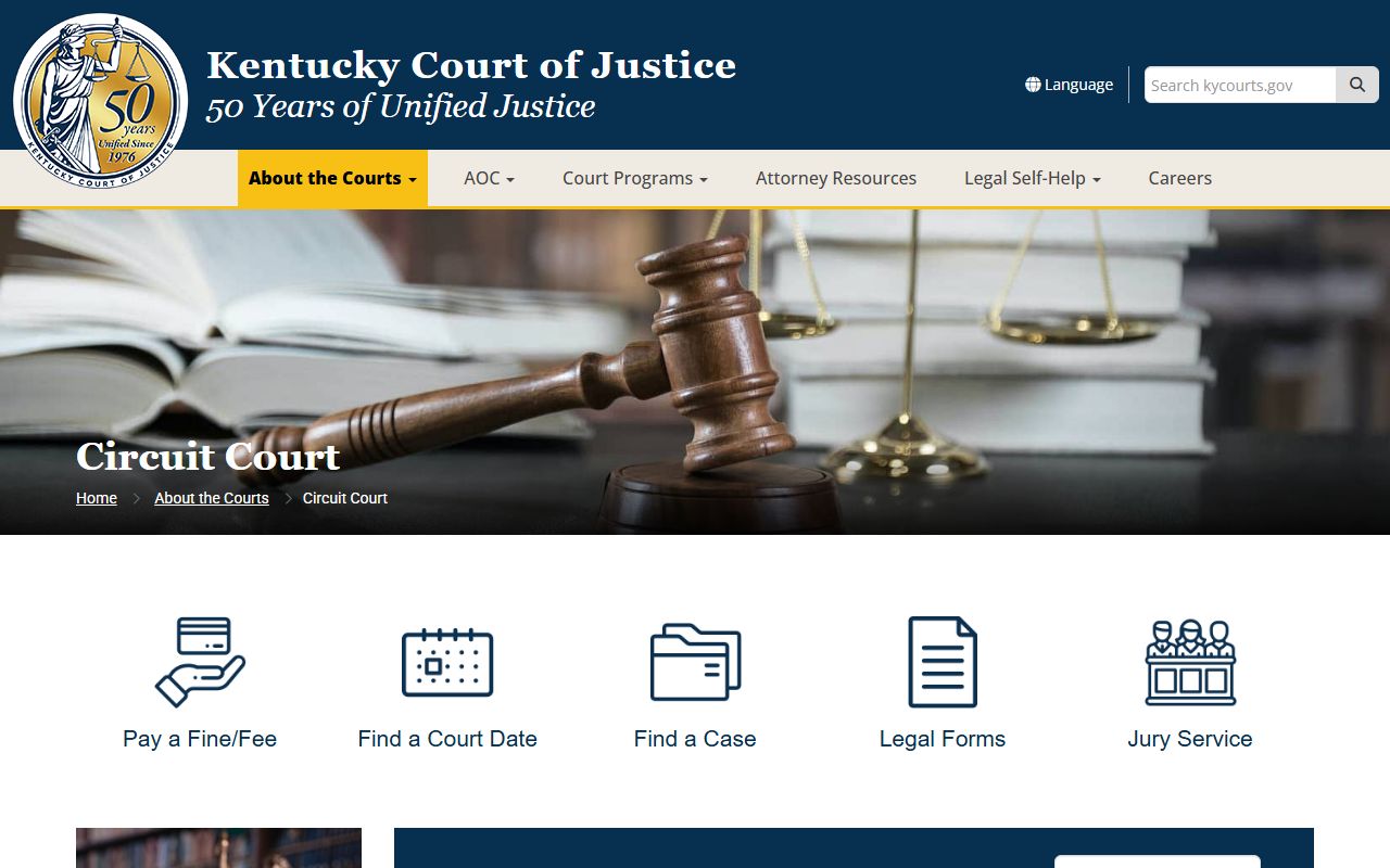 Shelby County court records and Kentucky Circuit Court jurisdiction