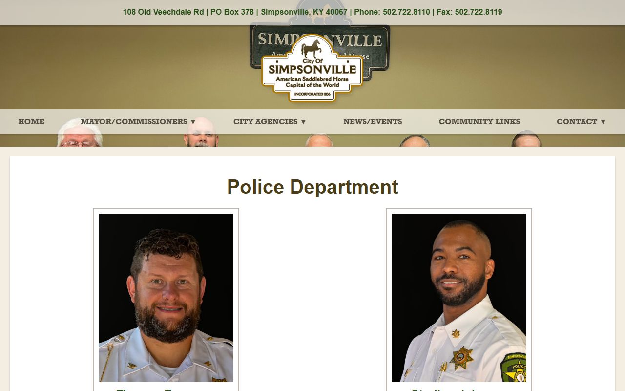 Shelby County Circuit Court records Simpsonville Police District Court citation context